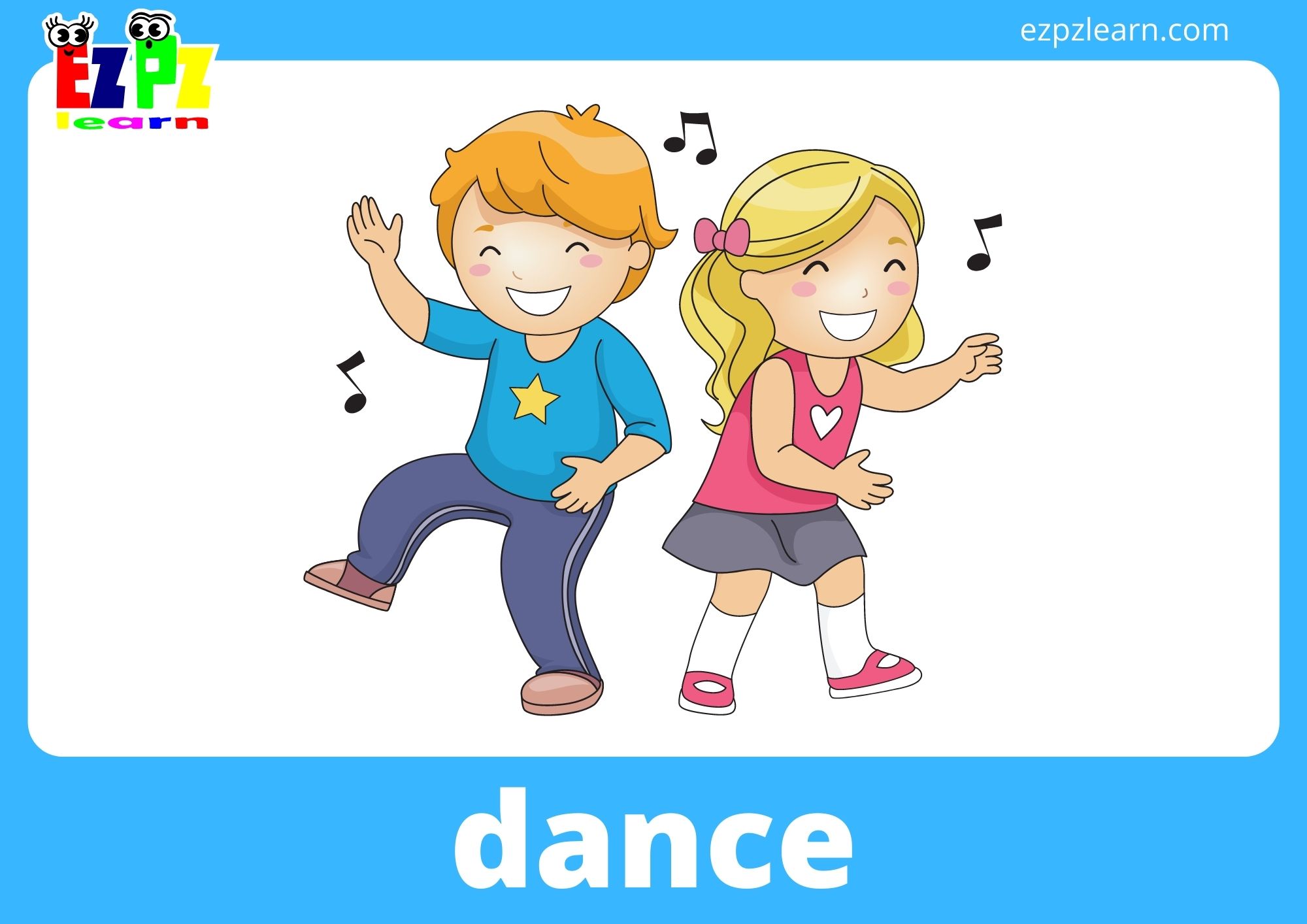 dance action words